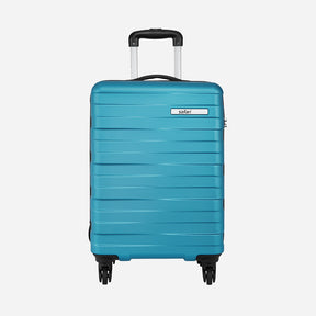 Safari Titanium 4W Cyan Trolley Bag with TSA Lock