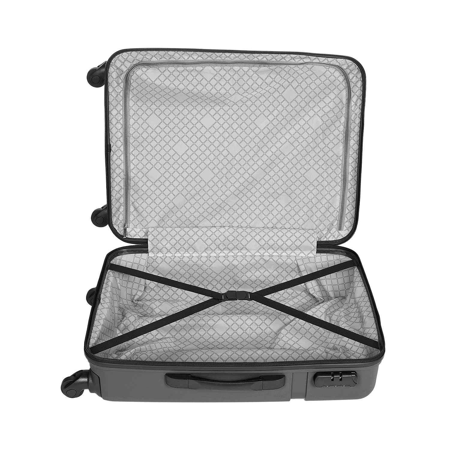 Safari Blaze Black Trolley Bag with 360° Wheels