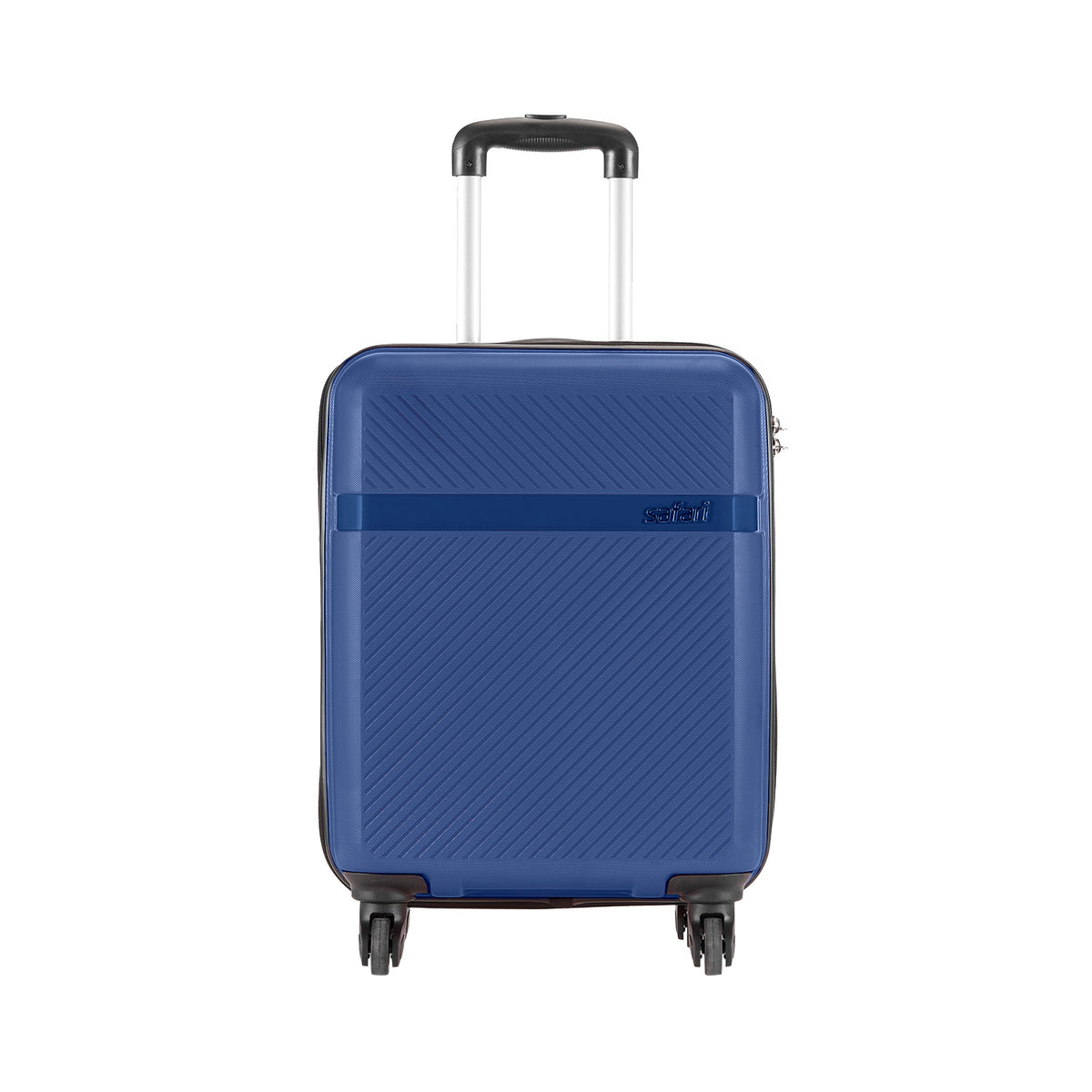 Safari Blaze Blue Trolley Bag with 360° Wheels
