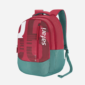 Safari Bags Duo 9 School Backpack - Red
