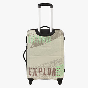 Explore Hard Luggage - Printed
