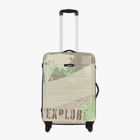 Explore Hard Luggage - Printed