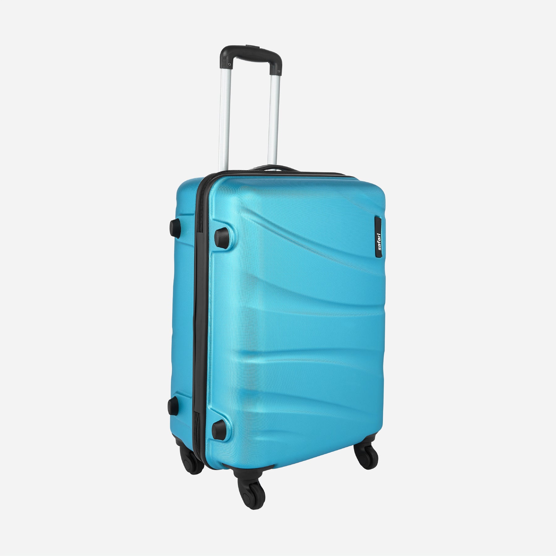 Flo Secure Hard Luggage and Basic Neck Pillow Combo - Blue