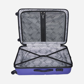 Safari Orb 4W Metallic Purple Trolley Bag with 360° Wheels