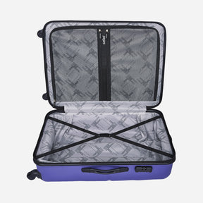 Safari Flo Secure Purple Trolley Bag and Neck Pillow Combo