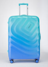 Safari Haze Splash Trolley Bag with TSA Lock, Dual wheels, Side Hooks and Anti-theft Zipper