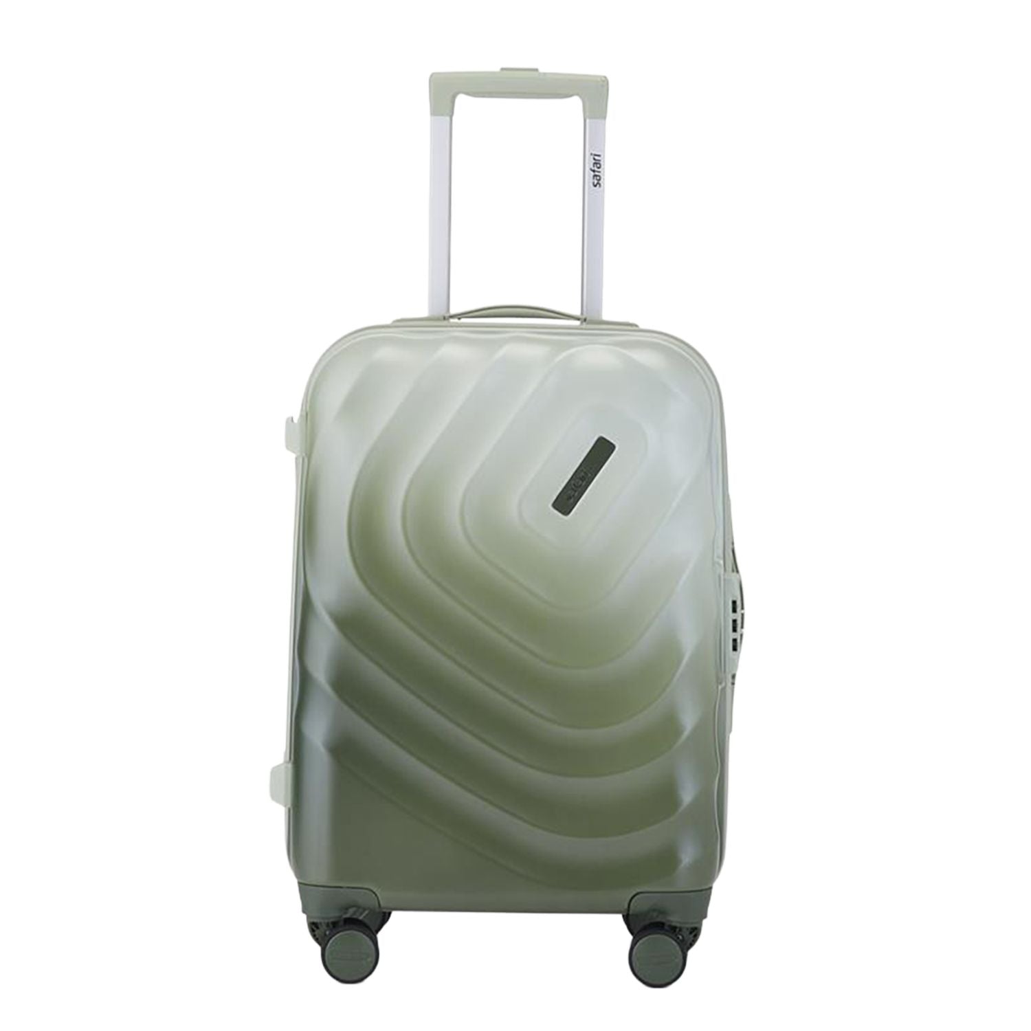 Safari Haze Tropica Trolley Bag with TSA Lock, Dual wheels, Side Hooks and Anti-theft Zipper