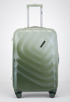 Safari Haze Tropica Trolley Bag with TSA Lock, Dual wheels, Side Hooks and Anti-theft Zipper