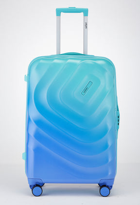 Safari Haze Splash Trolley Bag with TSA Lock, Dual wheels, Side Hooks and Anti-theft Zipper