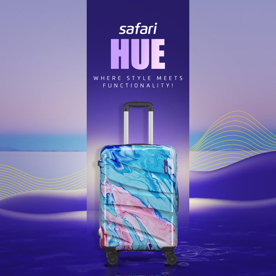 Buy Safari Hue Set of 2 Printed Trolley Bags Online
