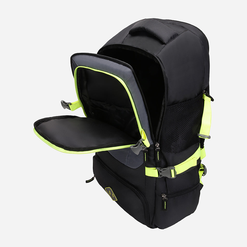 Hulk 50L Overnighter Backpack with Laptop Compartment - Black
