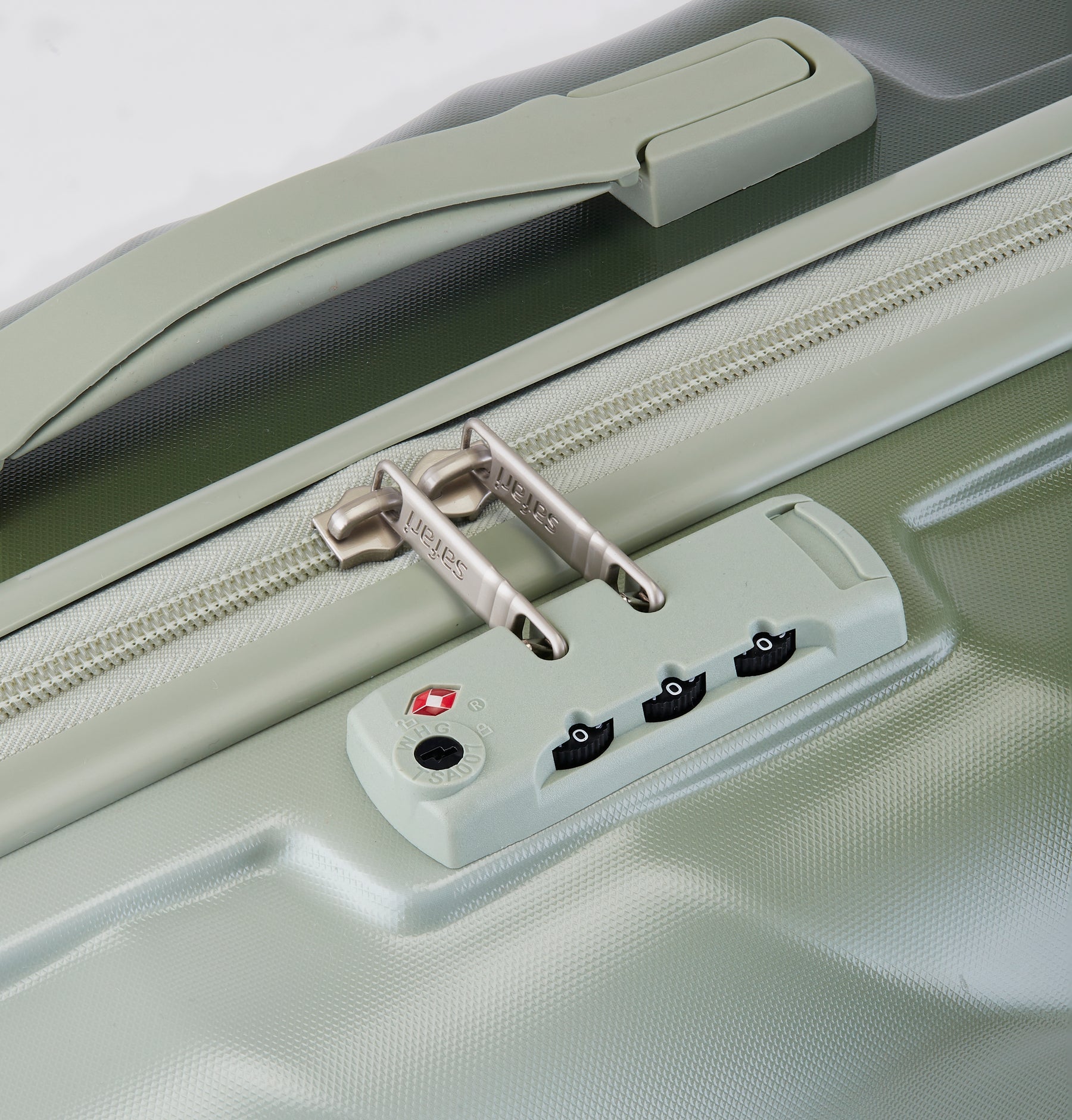 Safari Haze Tropica Trolley Bag with TSA Lock, Dual wheels, Side Hooks and Anti-theft Zipper