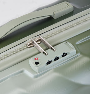 Safari Haze Tropica Trolley Bag with TSA Lock, Dual wheels, Side Hooks and Anti-theft Zipper