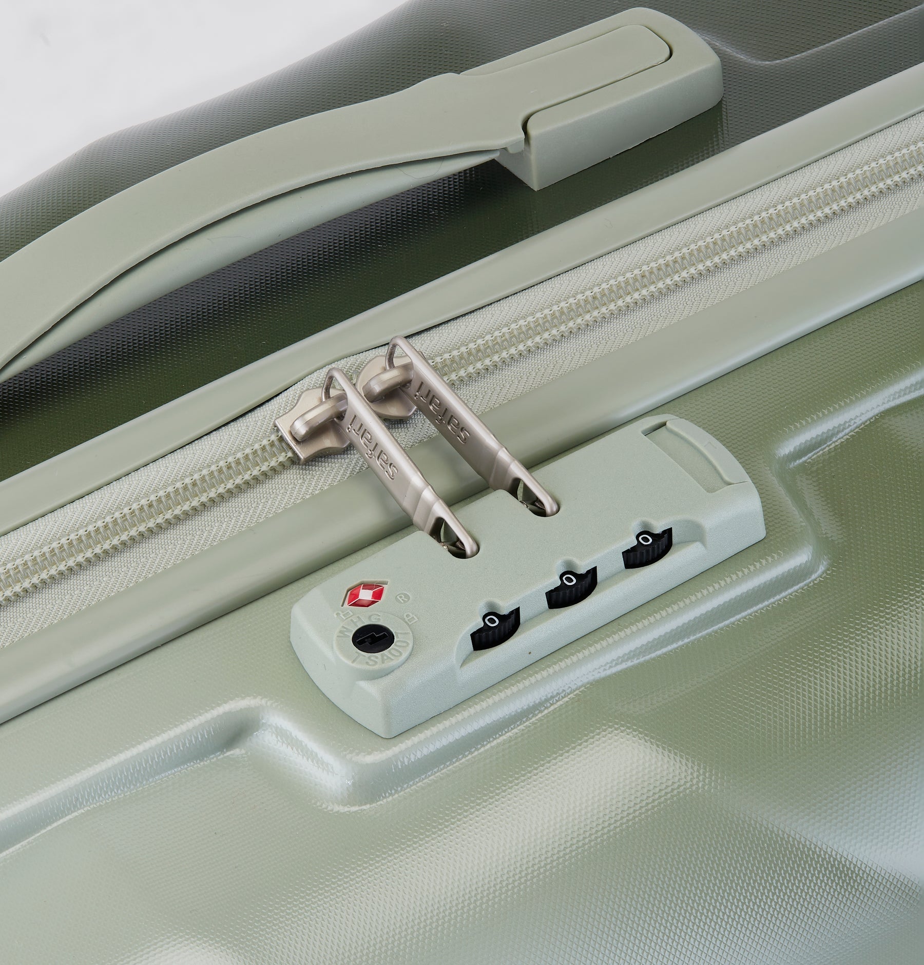 Safari Haze Tropica Trolley Bag with TSA Lock, Dual wheels, Side Hooks and Anti-theft Zipper