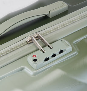 Safari Haze Tropica Trolley Bag with TSA Lock, Dual wheels, Side Hooks and Anti-theft Zipper