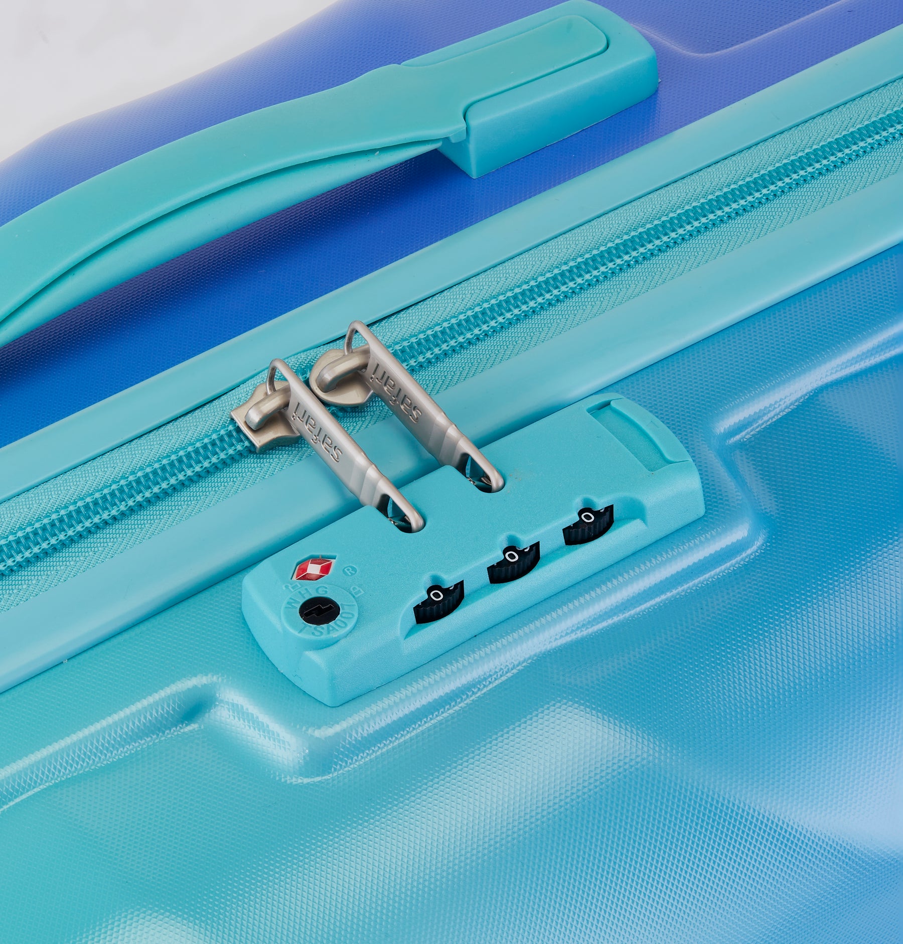 Safari Haze Splash Trolley Bag with TSA Lock, Dual wheels, Side Hooks and Anti-theft Zipper