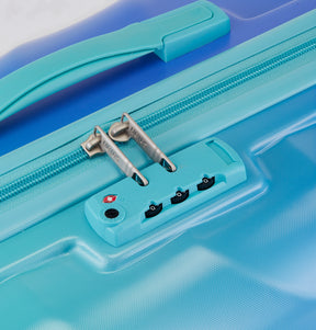 Safari Haze Splash Trolley Bag with TSA Lock, Dual wheels, Side Hooks and Anti-theft Zipper