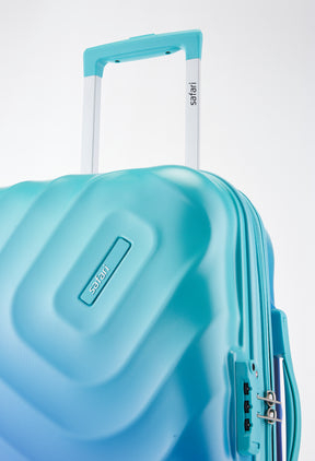 Safari Haze Splash Trolley Bag with TSA Lock, Dual wheels, Side Hooks and Anti-theft Zipper