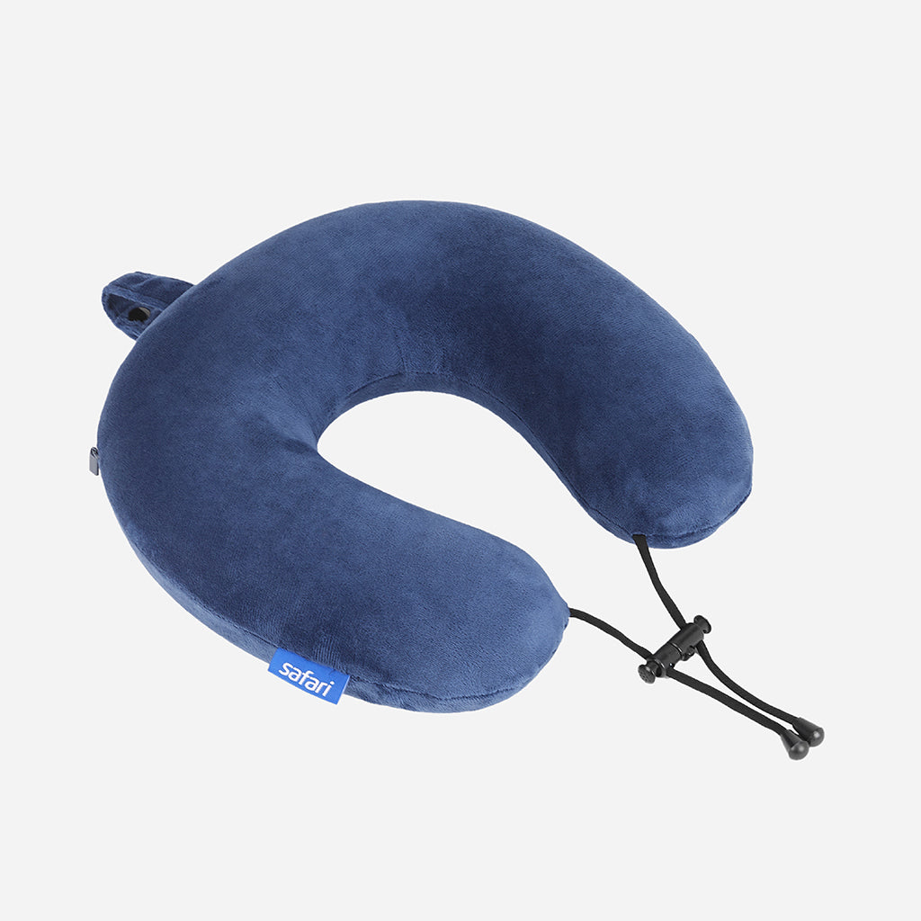 Safari Safari Basic Neck Pillow With Washable Cover - Blue