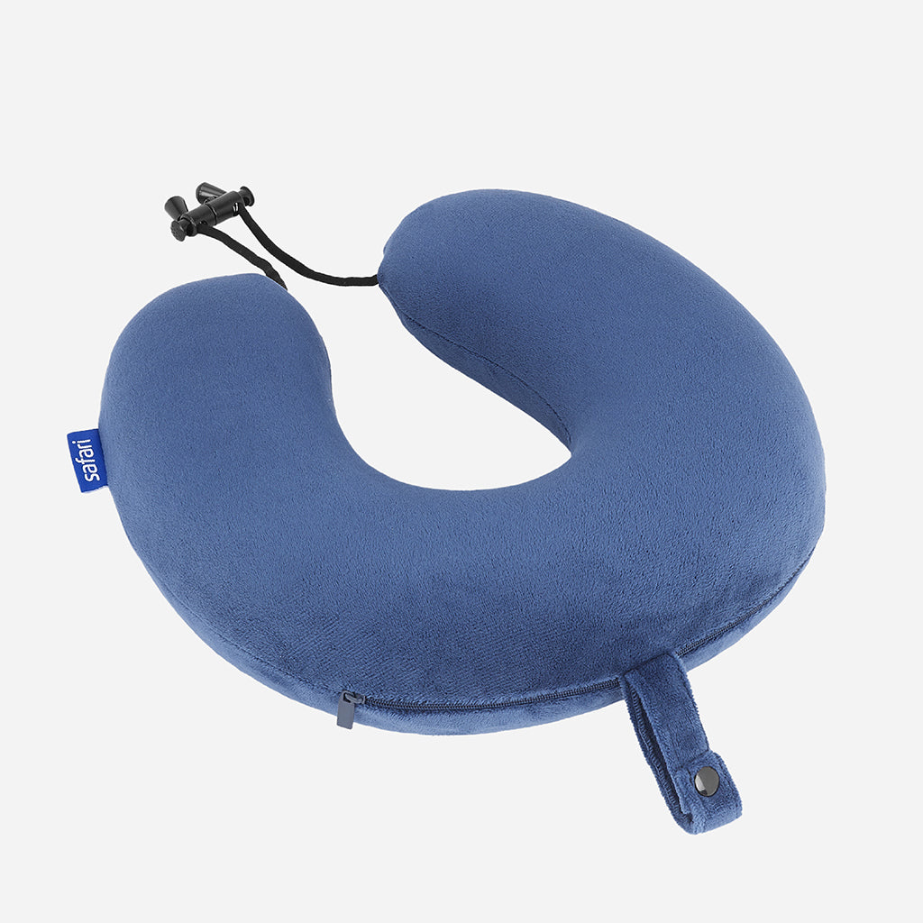 Safari Safari Basic Neck Pillow With Washable Cover - Blue