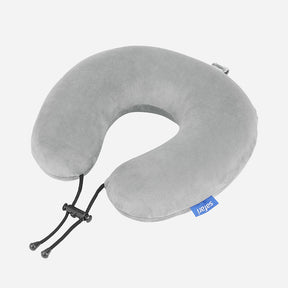 Safari Basic Neck Pillow With Washable Cover - Grey