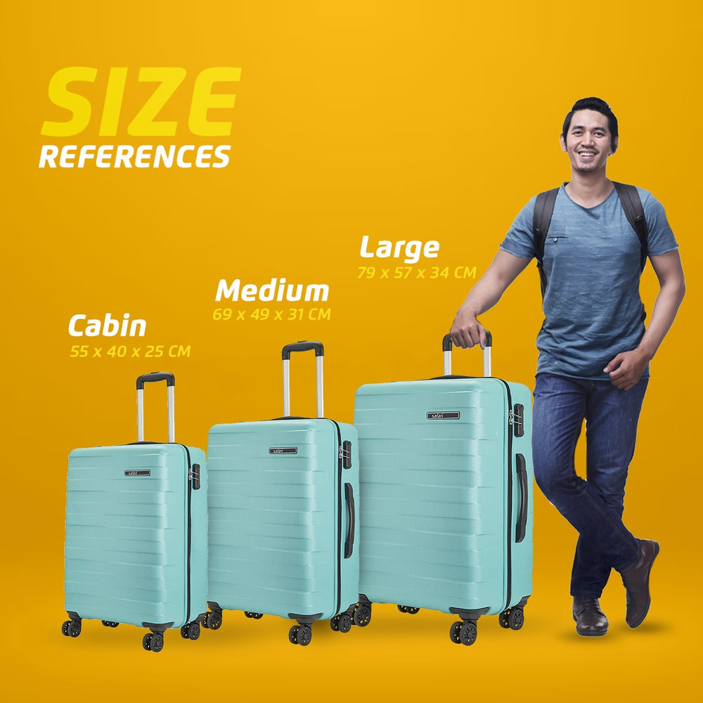 Buy Safari Mint 55/69/79 cm Spearmint Trolley Bag Online