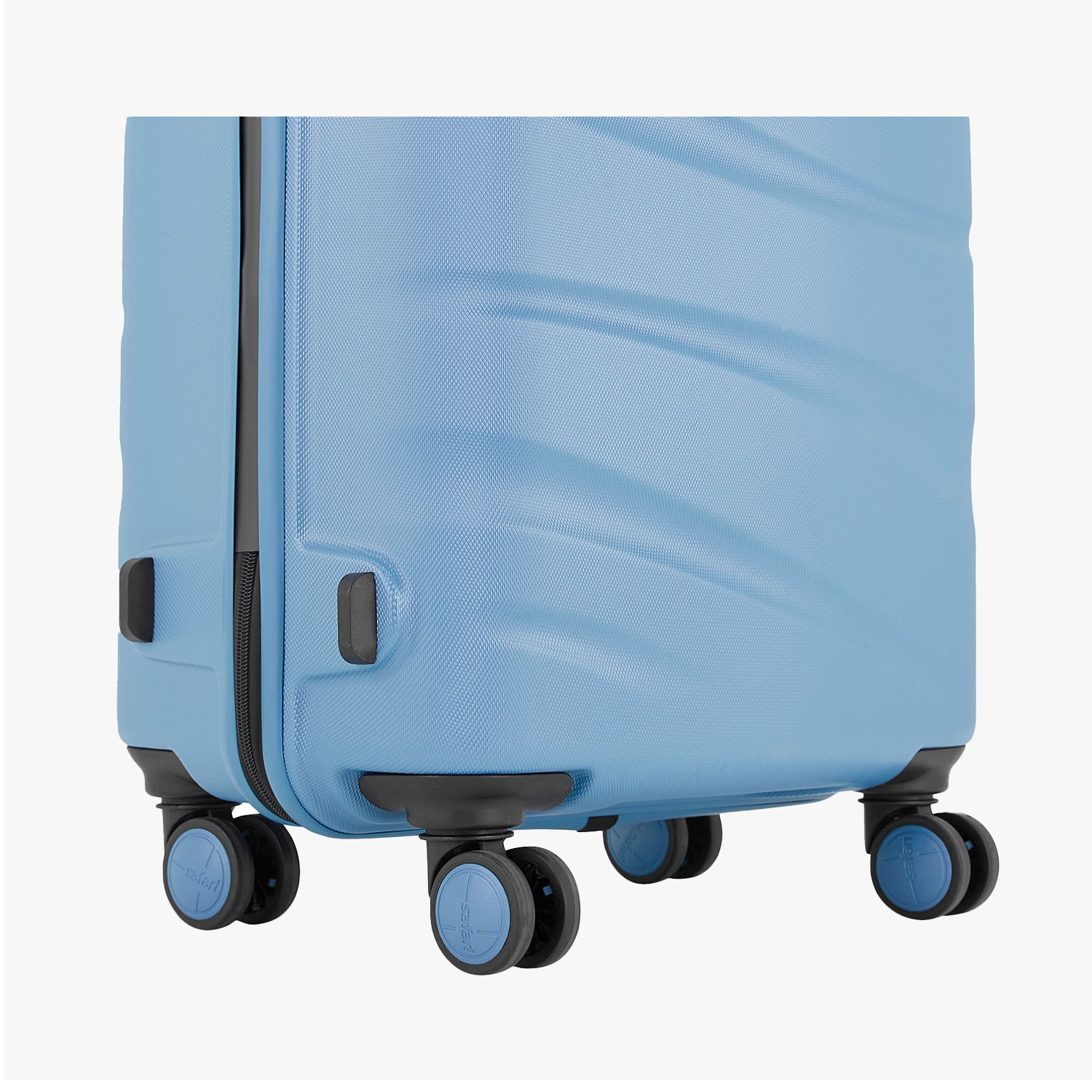 Persia Hard Luggage with Dual Wheels Combo (Small and Medium)- Pearl Blue