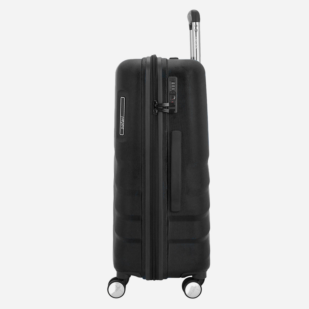 Safari Polaris Black Trolley Bag with TSA Lock