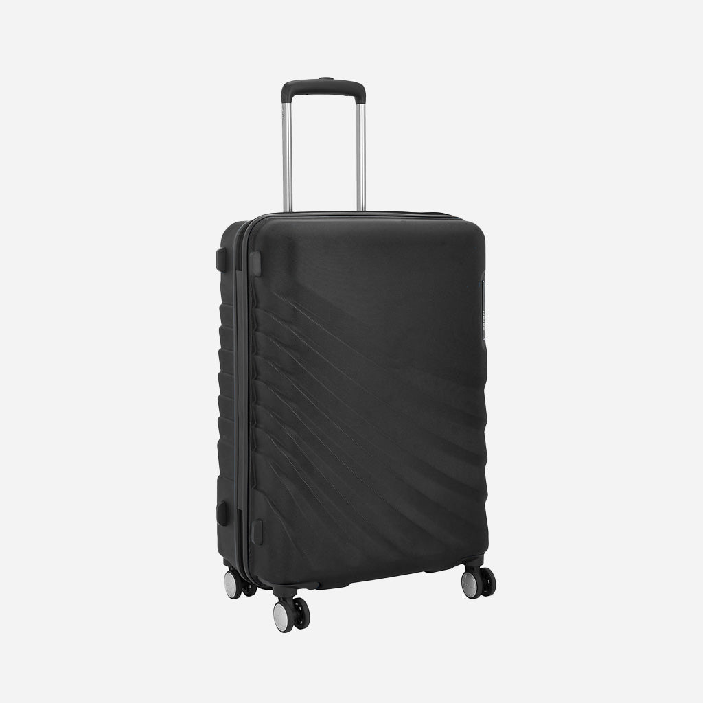 Safari Polaris Black Trolley Bag with TSA Lock