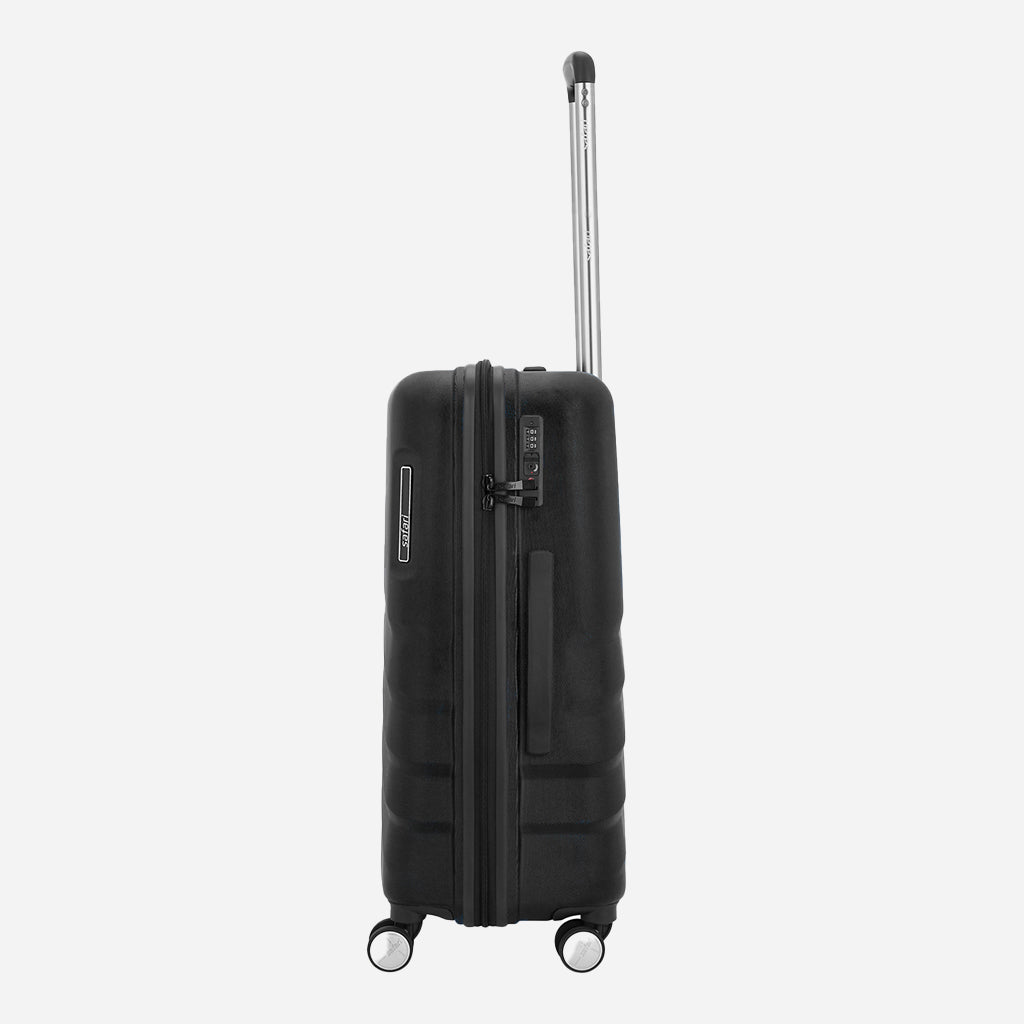 Safari Polaris Black Trolley Bag with TSA Lock