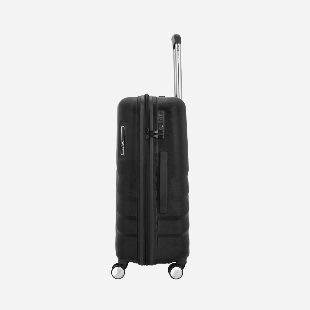 Safari Polaris Black Trolley Bag with TSA Lock