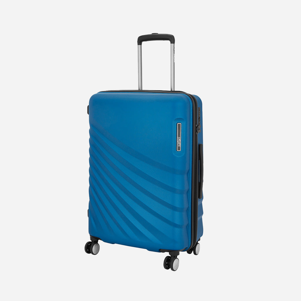 Safari Proton 67 cm Blue Trolley Bag with Dual Wheels