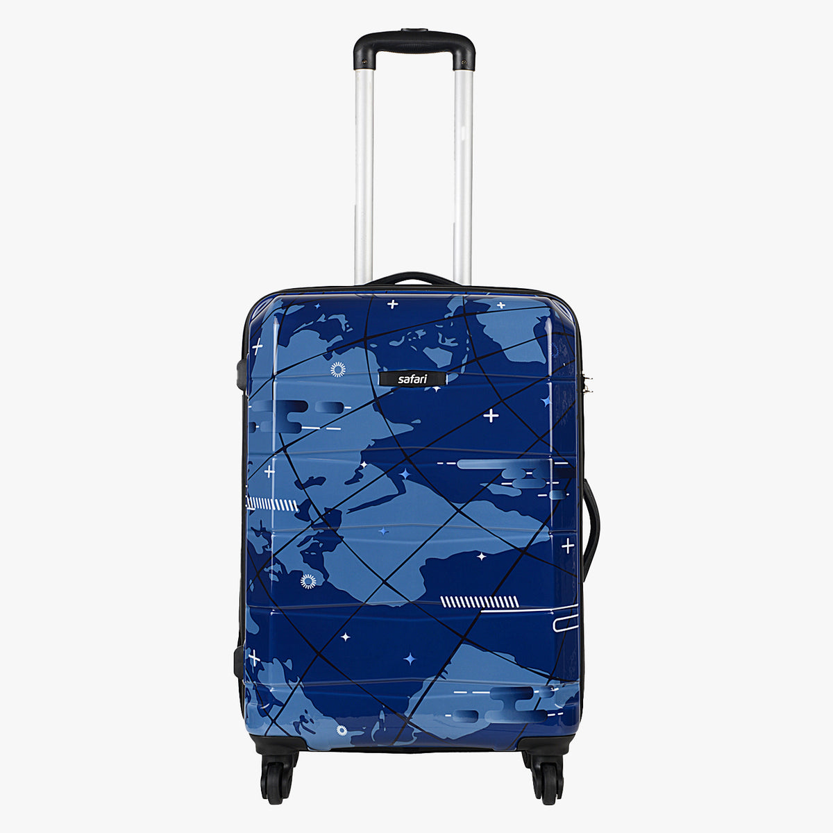 Night Sky Hard Luggage Combo (Small and Medium) - Printed