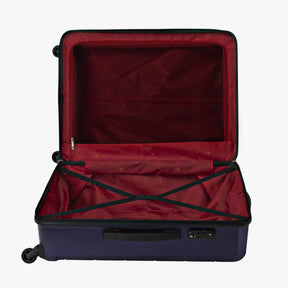 Regloss Antiscratch Hard Luggage Combo Set (Cabin, Medium, Large) - Purple