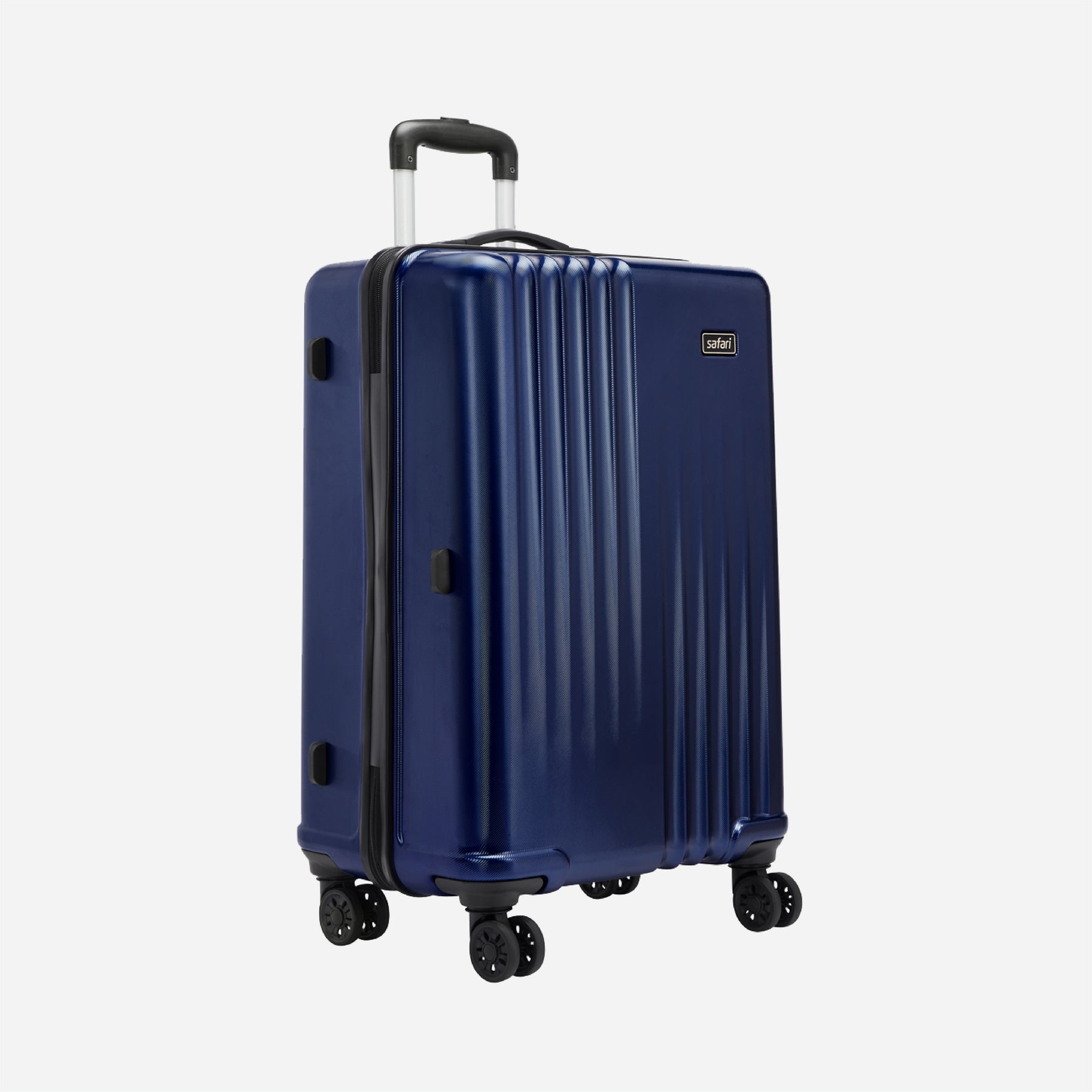 Safari Ryder Midnight Blue Trolley Bag With TSA Lock and Dual Wheels
