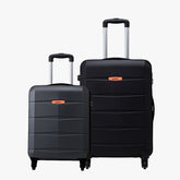 Regloss Antiscratch Hard Luggage Combo Set (Cabin and Medium) - Black