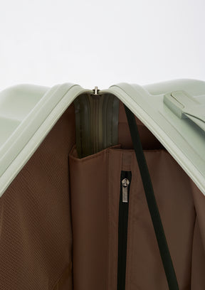 Safari Haze Tropica Trolley Bag with TSA Lock, Dual wheels, Side Hooks and Anti-theft Zipper