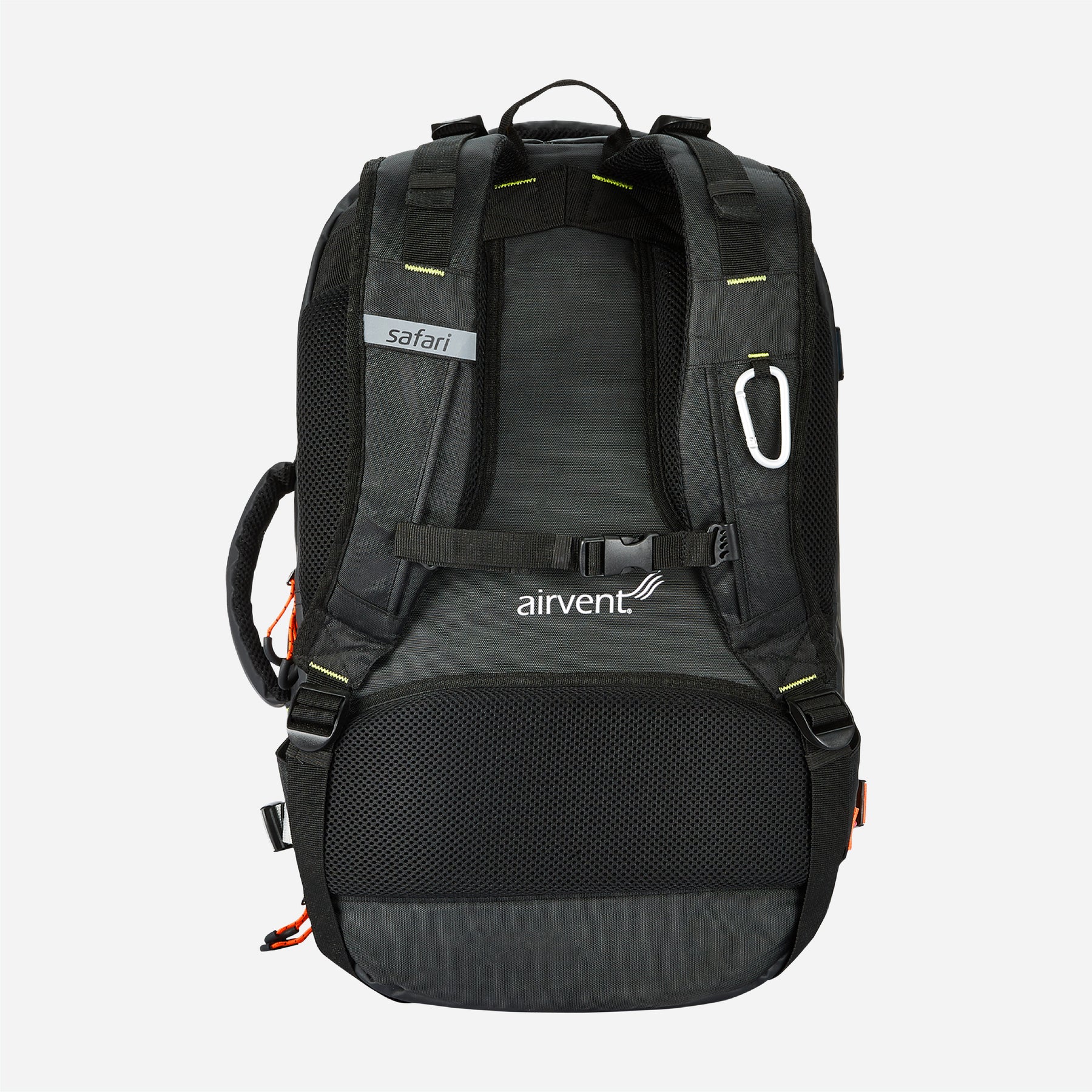 Safari Seek 45L Black Backpack and Curve Neck Pillow Set