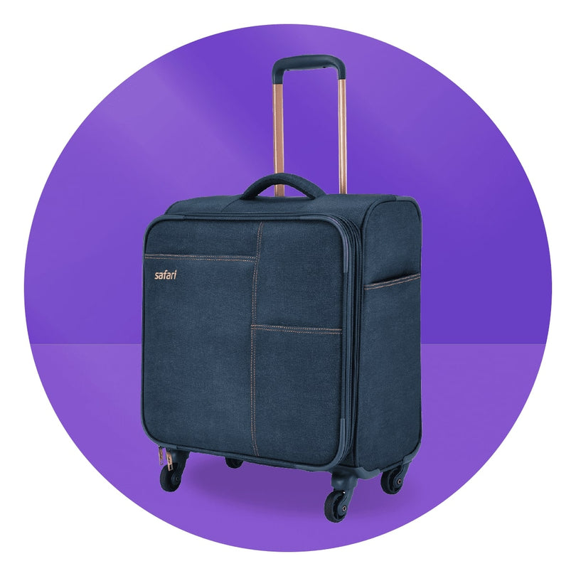 Buy Safari New Backpack Duo 4 Blue high Volume Trendy at