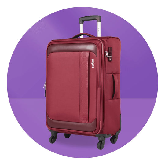 Airpro 40 Lighter Soft Luggage with TSA Lock, Dual Wheels, Detailed i