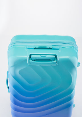 Safari Haze Splash Trolley Bag with TSA Lock, Dual wheels, Side Hooks and Anti-theft Zipper