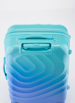 Safari Haze Splash Trolley Bag with TSA Lock, Dual wheels, Side Hooks and Anti-theft Zipper