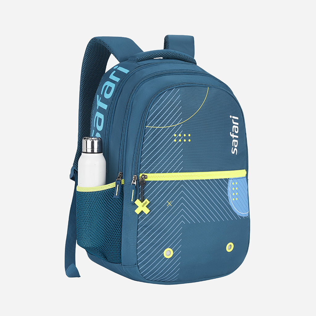Trio 9 School Backpack - Blue