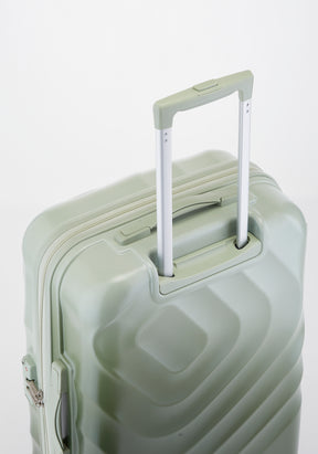 Safari Haze Tropica Trolley Bag with TSA Lock, Dual wheels, Side Hooks and Anti-theft Zipper