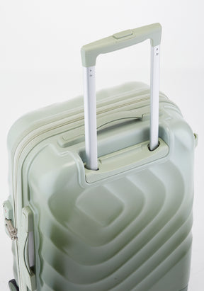 Safari Haze Tropica Trolley Bag with TSA Lock, Dual wheels, Side Hooks and Anti-theft Zipper