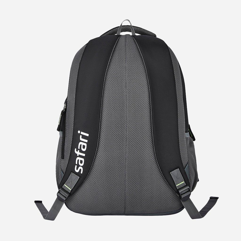 Safari Wing 13 37L Black School Backpack with Pencil Pouch