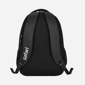 Safari Wing 14 37L Black School Backpack with Pencil Pouch