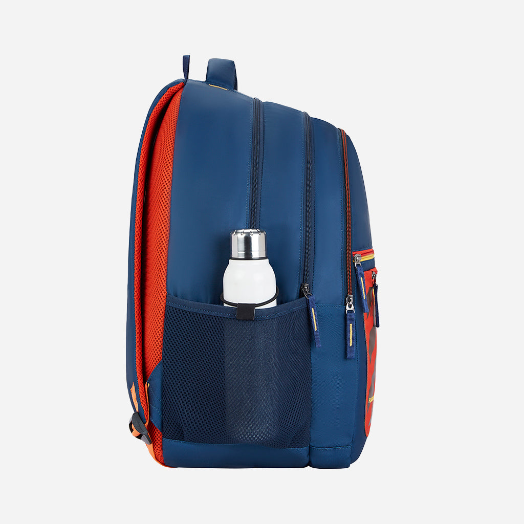 Safari Wing 15 37L Blue School Backpack with Pencil Pouch