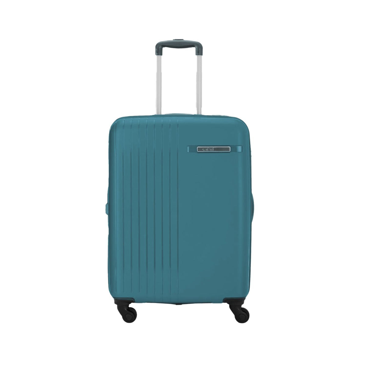 Safari Rove Teal Trolley Bag with Fixed combination lock