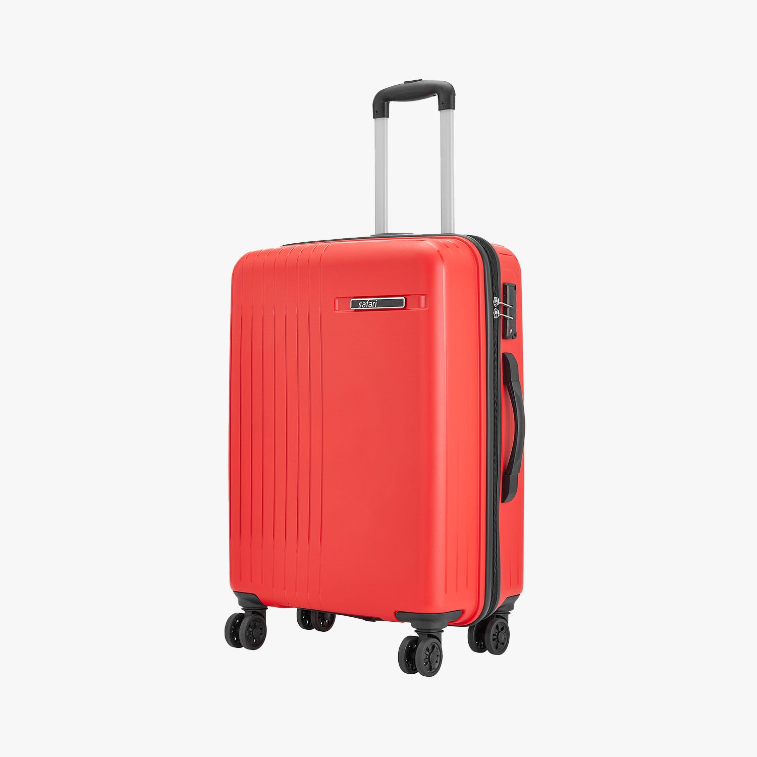 Safari Xylo Red Trolley Bag with Dual Wheels